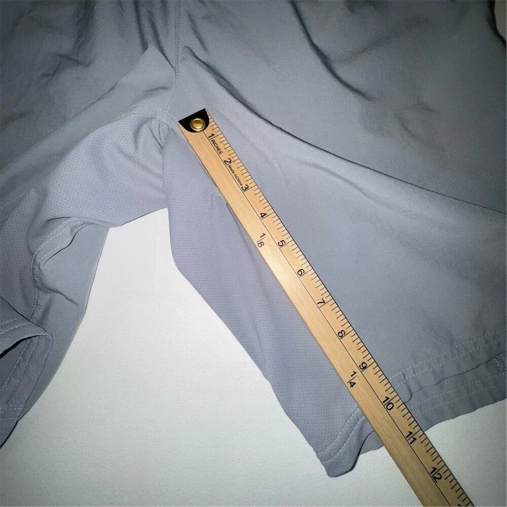 Nike Dri-FIT Men's Training Shorts Gray Size M Elastic Waist‎ Drawstring